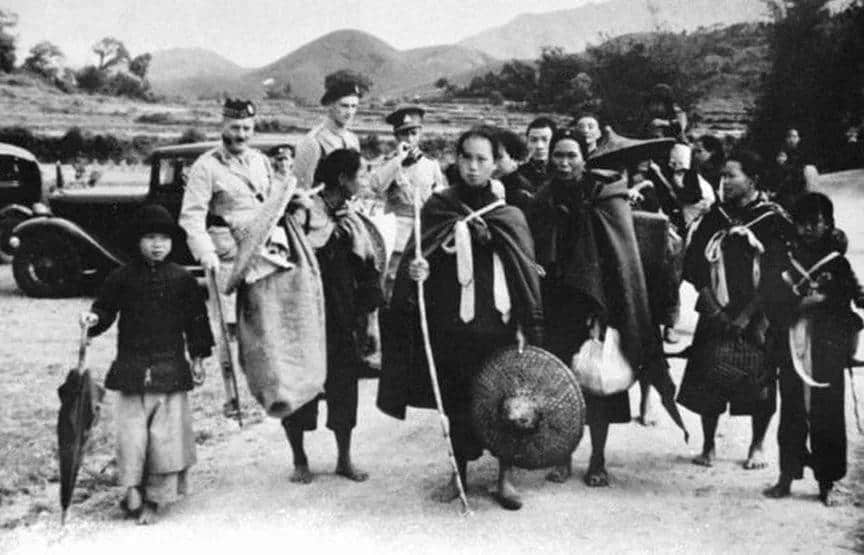 1940年徒步抵港的难民